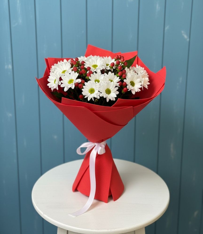 Букет цветов из: Хризантемы в Сива