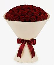 Букет 101 Бордовая роза Блэк Бакарра в Сива