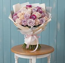 Букет цветов из:  Розы #REPLACE_PRED# Сива