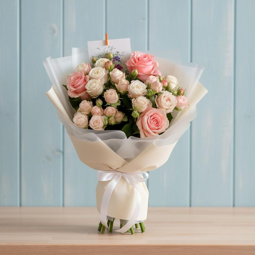 Букет цветов из: Розы в Сива