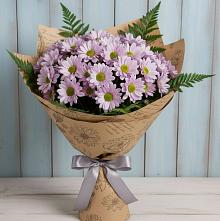 Букет цветов из:  Хризантемы #REPLACE_PRED# Сива