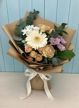 Букет цветов из:  Герберы и Хризантемы в Сива