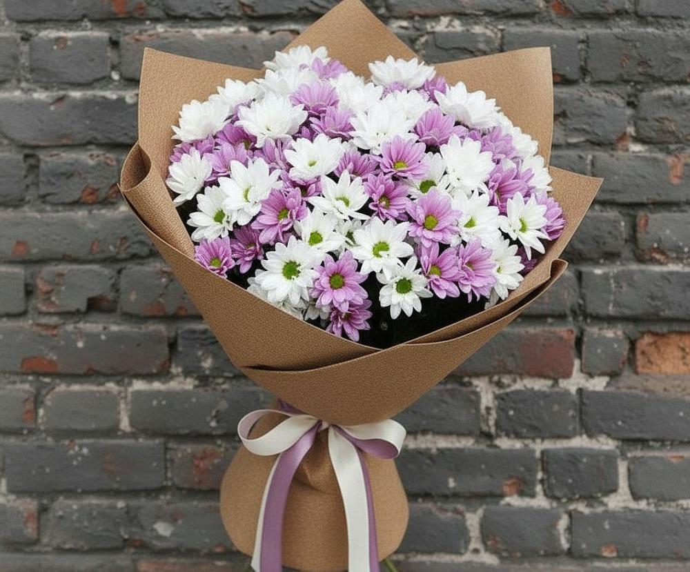 Букет цветов из: Хризантемы в Сива