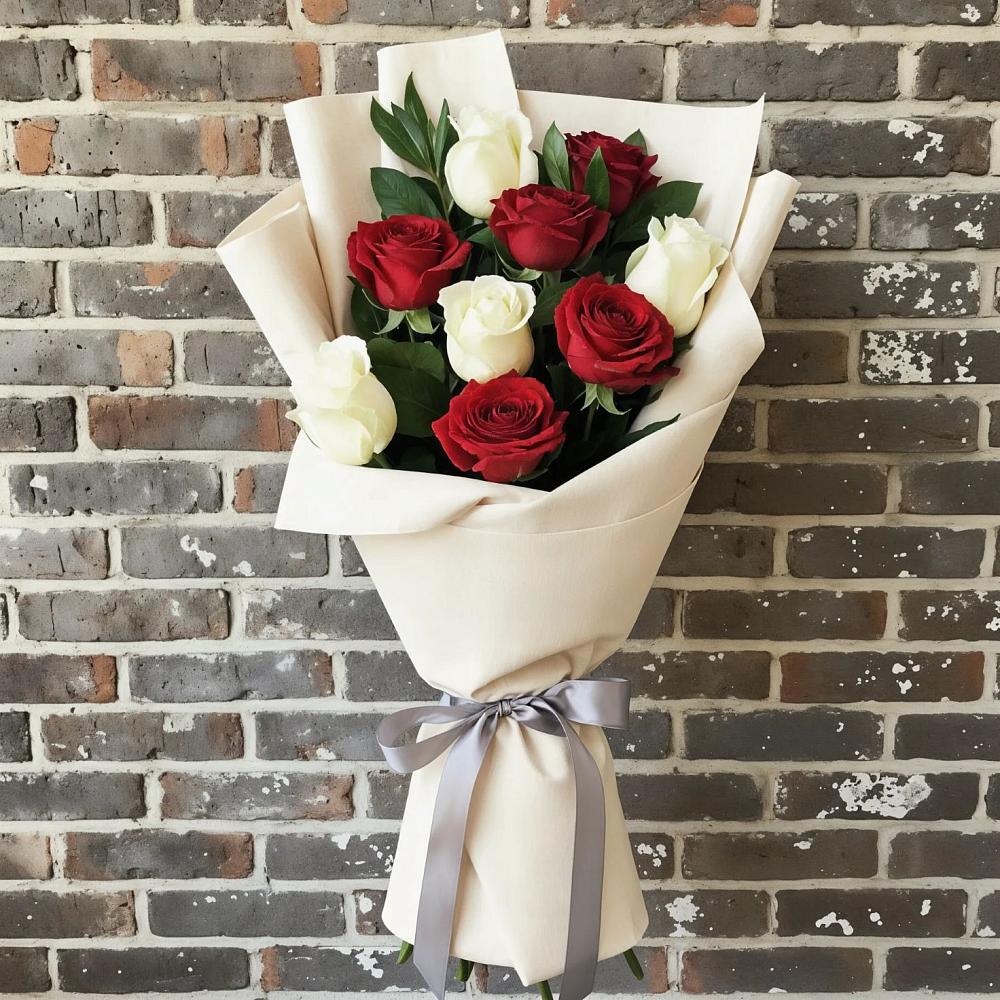 Букет цветов из: Розы в Сива