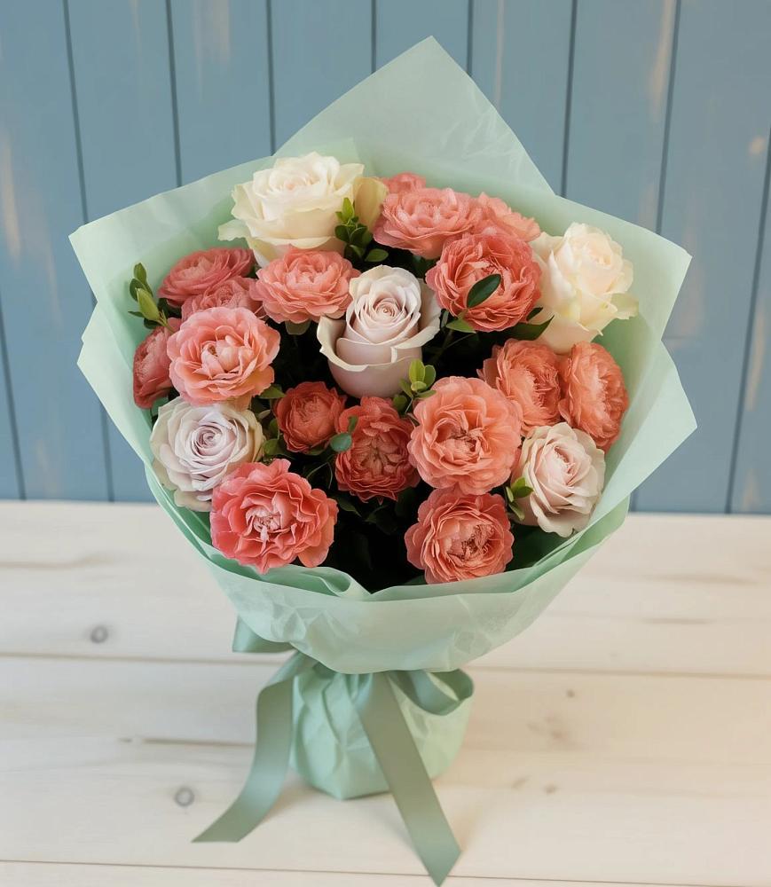 Букет цветов из: Розы в Сива