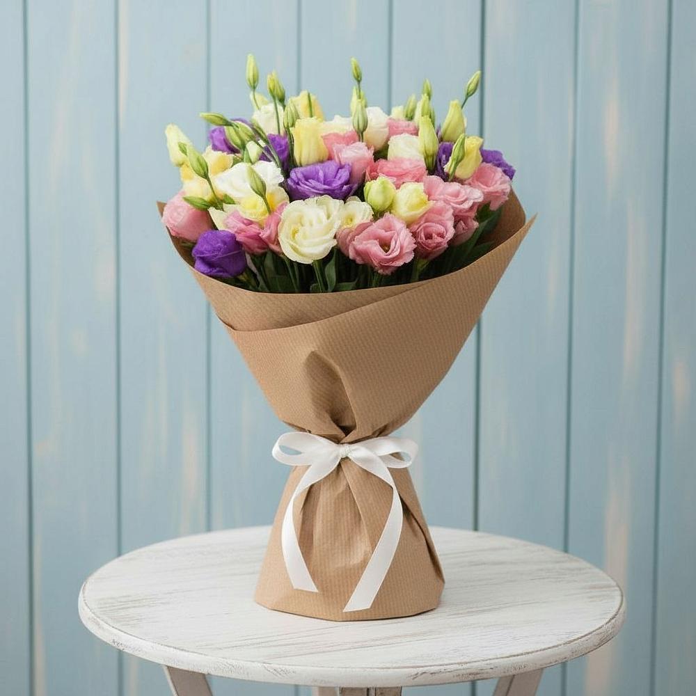 Букет цветов из: Лизиантусы в Сива