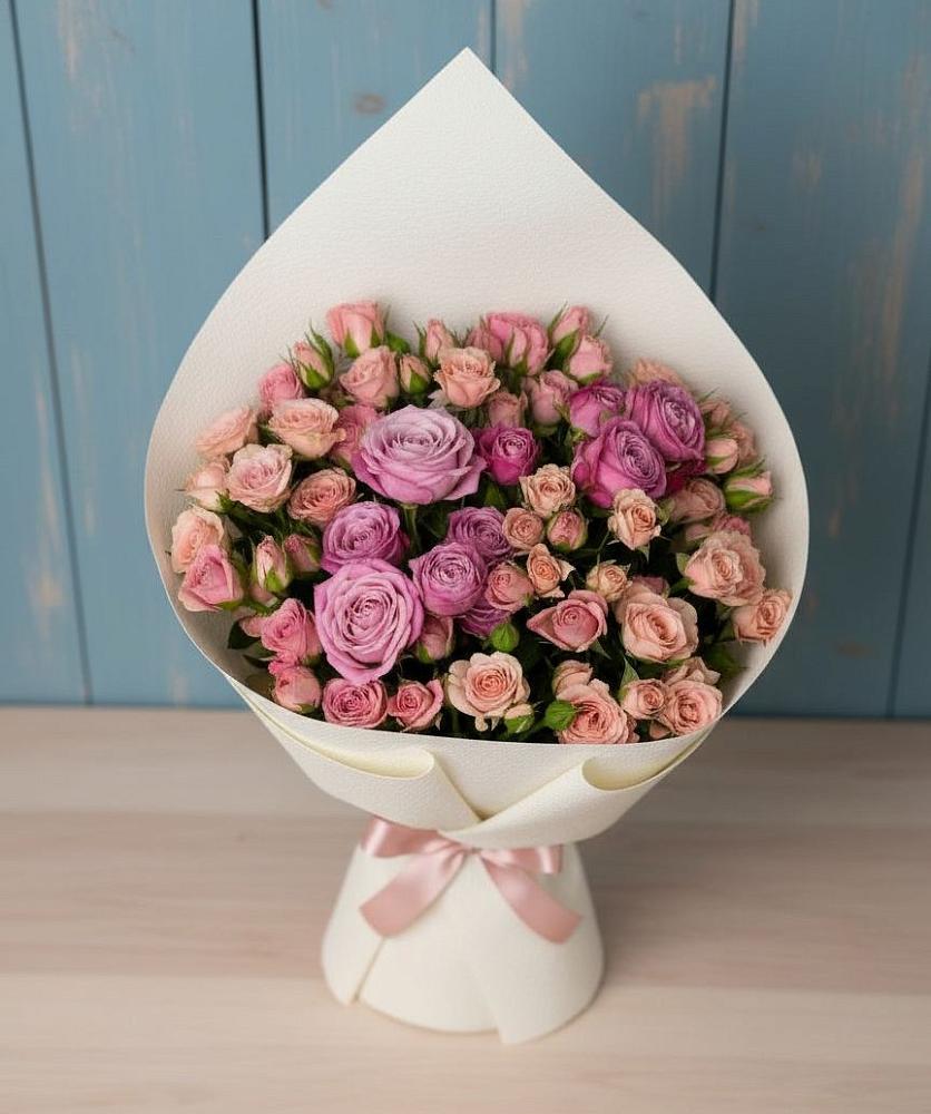 Букет цветов из: Розы в Сива