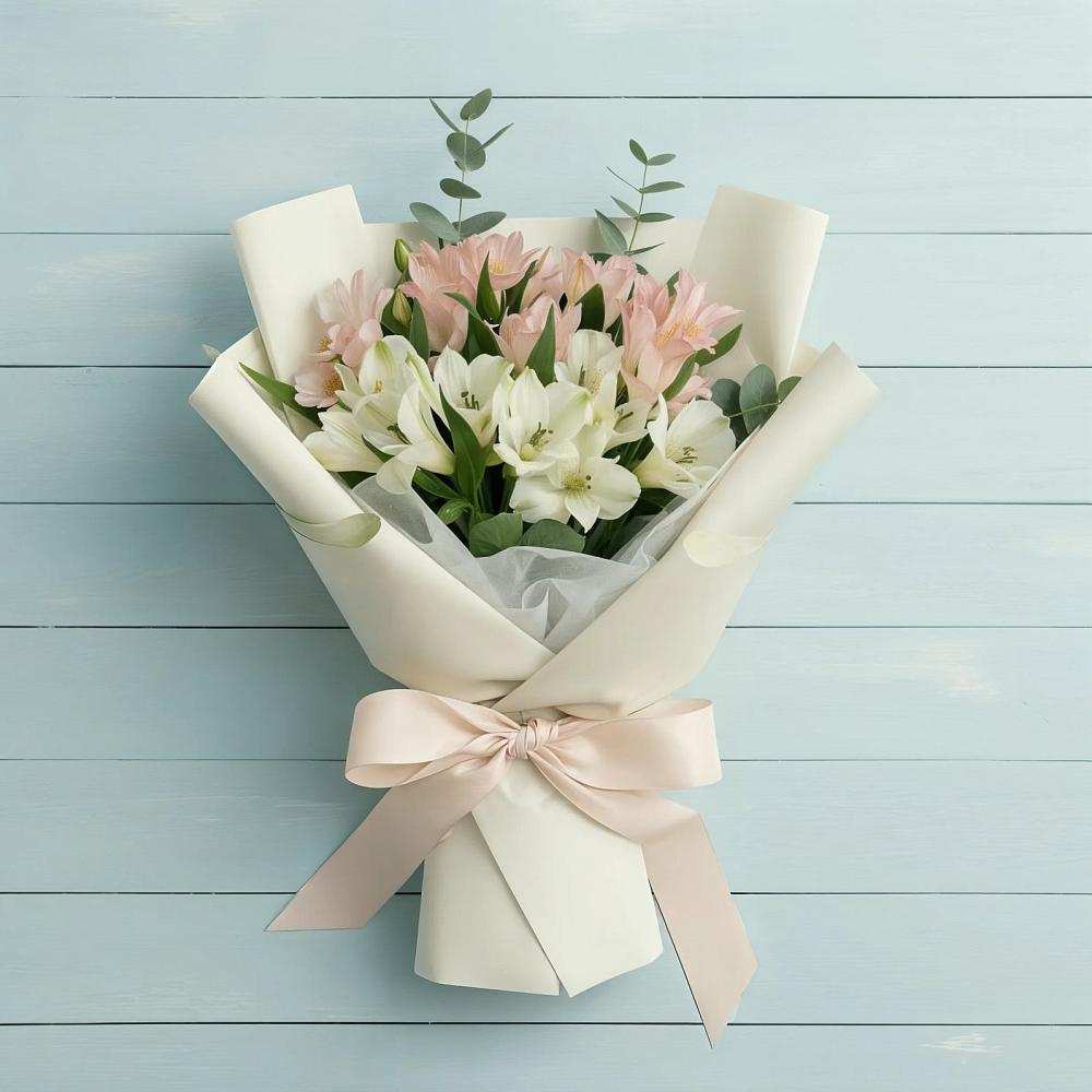 Букет цветов из: Альстромерии в Сива