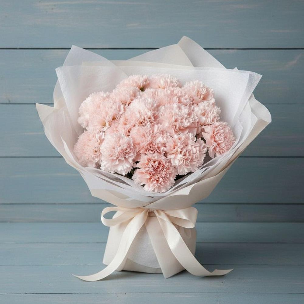 Букет цветов из: Гвоздики в Сива