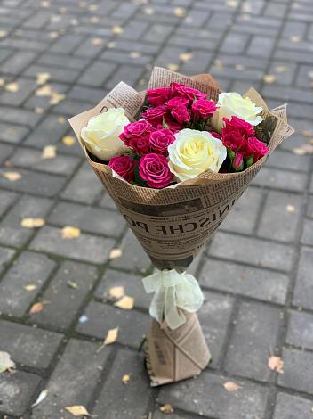 Букет цветов из: Розы в Сива