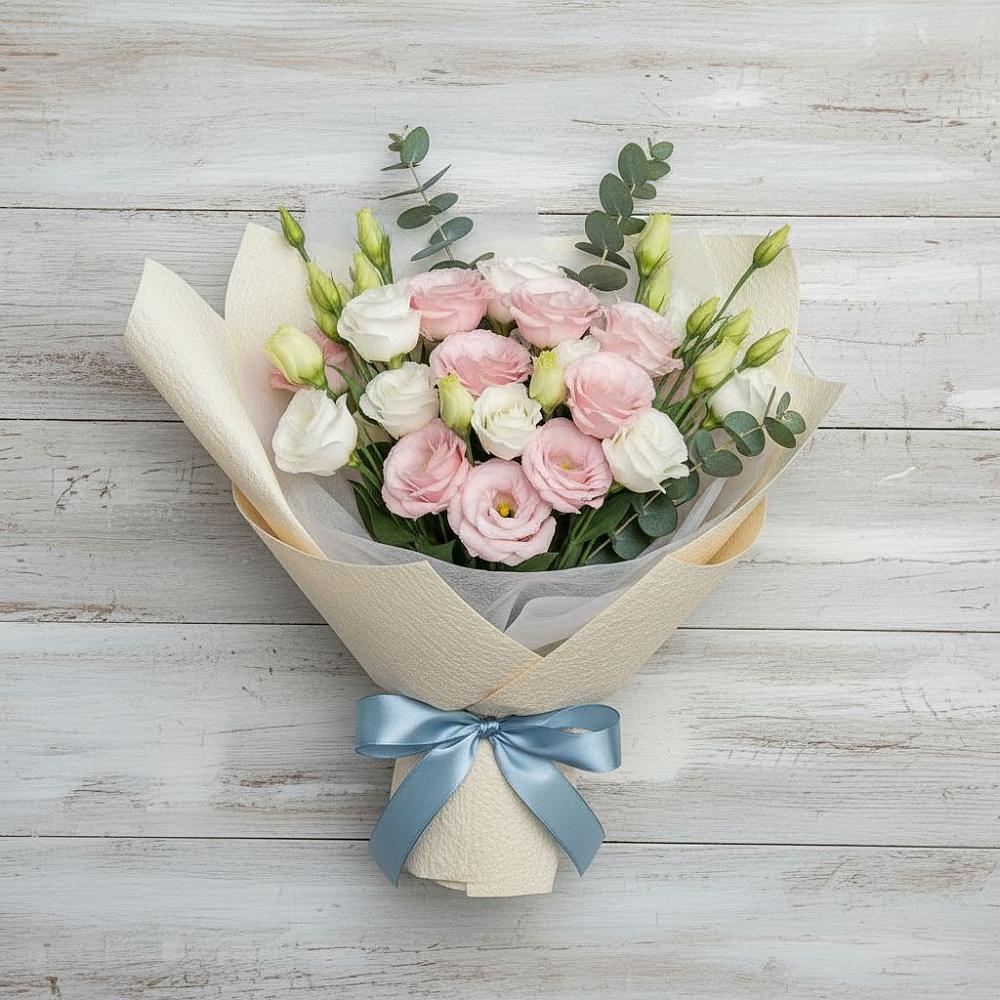 Букет цветов из: Лизиантусы в Сива